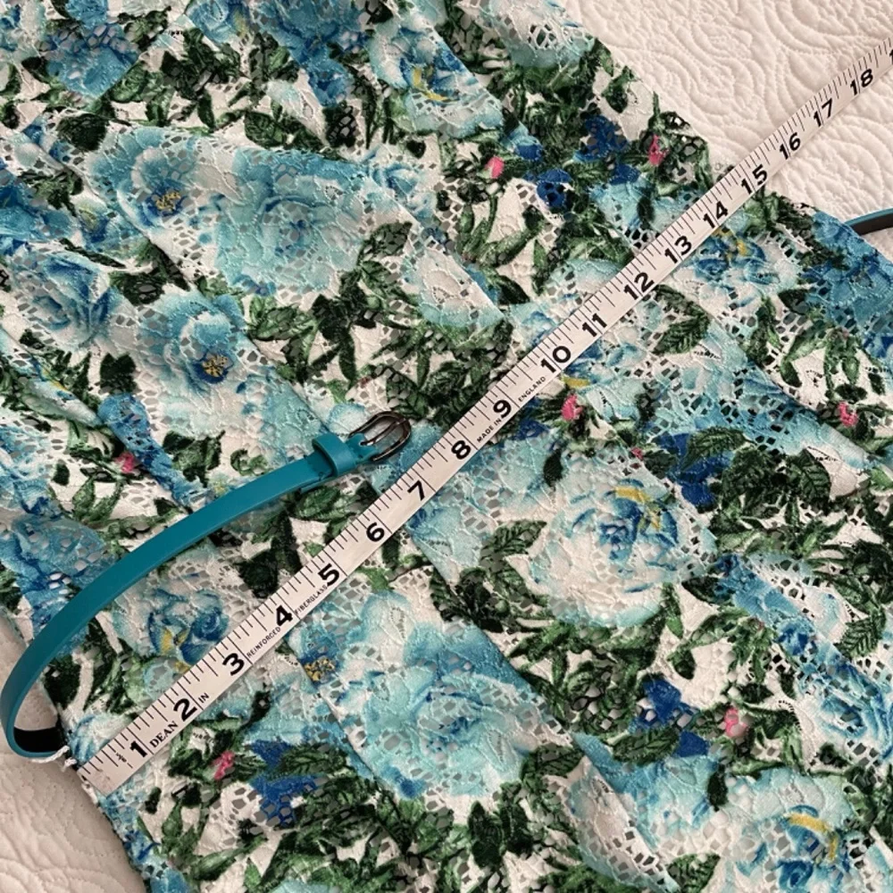 R & M Richards Floral Eyelet Lace Fit and Flare Dress - Picture 11 of 16